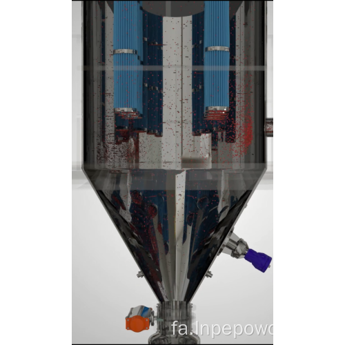 جمع کننده محصول پودر ریز